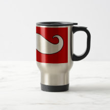 Moustache in Black or White Coffee Mug
