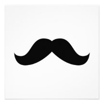 Moustache Invitation