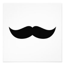 Moustache Invitation