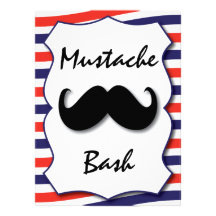 Moustache Invitation