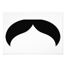 Moustache Invitation