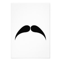 Moustache Invitation