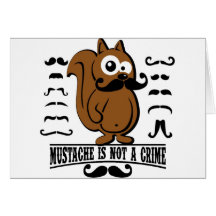 moustache is not a crime cards