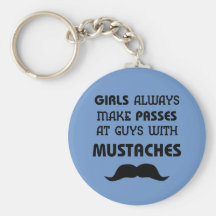 Moustache Key Chain