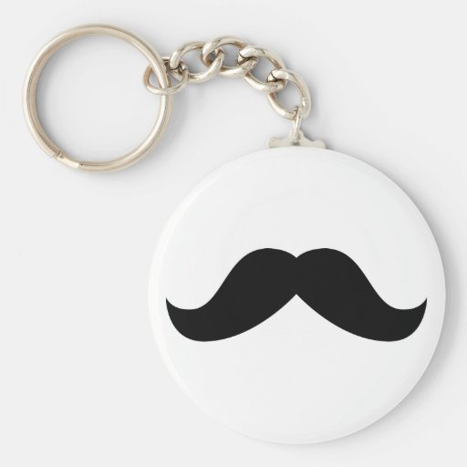 Moustache Keychain