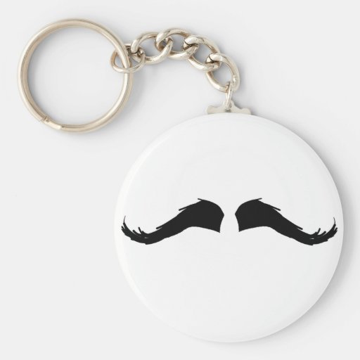 Moustache Keychain