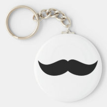 Moustache Keychain
