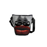 Moustache Kiss Me Rickshaw Fashion Bag Commuter Bags