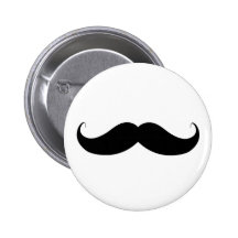Moustache/moustache de guidon badges avec agrafe