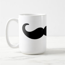 Moustache mug