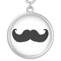 Moustache Necklace