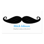Moustache noire Bizcard Cartes De Visite Personnelles