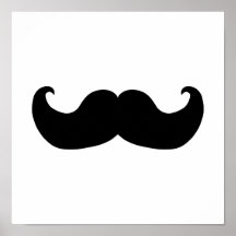 Moustache noire posters