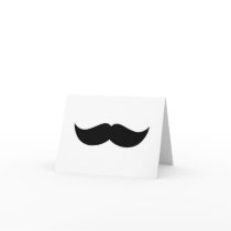Moustache Note Card