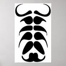   Moustache Party Posters