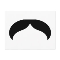 Moustache Postcard