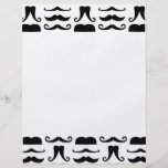 Moustache Print Flyer