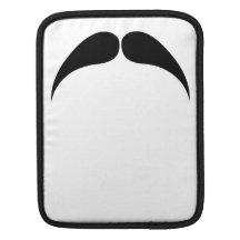 Moustache Rickshaw Sleeve iPad Sleeves