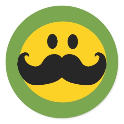 Smiley With Moustache