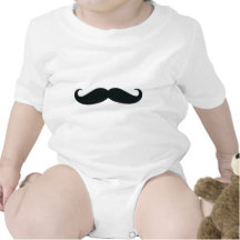 Moustache Stache Baby Bodysuits