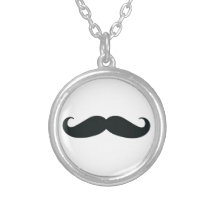 Moustache Stache Personalized Necklace