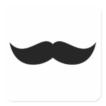 Moustache Sticker