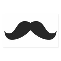 Moustache Rectangle Sticker