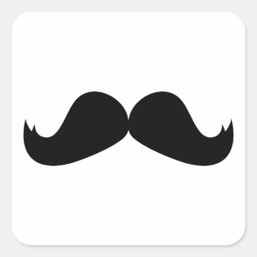 Moustache Sticker