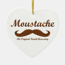 Moustache - The Original Facial Accessory Christmas Ornaments