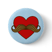 Moustache Valentine Heart
