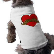 Moustache Valentine Heart