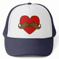 Moustache Valentine Heart