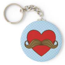 Moustache Valentine Heart