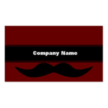 Moustaches Happen Business Card Templates