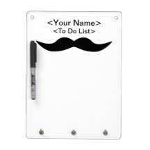 Moustaches Happen Dry-Erase Whiteboards
