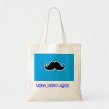 Moustaches Rock tote bag