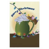 Mousy 'Merry Christmas' Customized Stationery