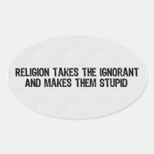 Mouth Breather Truth Oval Stickers