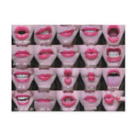mouth expressions. postcards