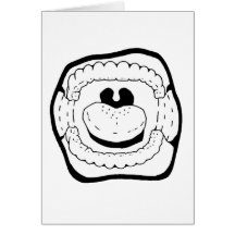 Mouth Greeting Cards
