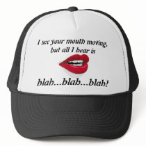 Mouth Moving Blah Blah Blah Hat