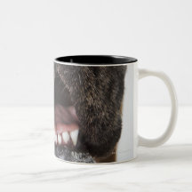 Mouth of Great Dane, close-up Coffee Mug