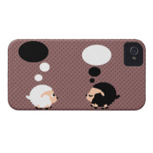 moutons de pensée coques Case-Mate iPhone 4