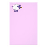 Moutons laineux papier à lettre personnalisé