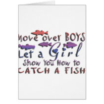 MOVE OVER BOYS GIRLS FISHING CARDS