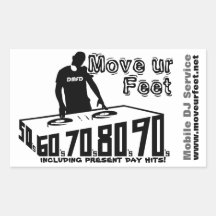 MOVE UR FEET STICKERS