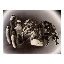 Movement within Stillness. Grayscale Postcard