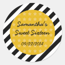 Movie Clapboard Favour Sticker