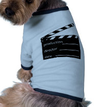 Movie clapper doggie t shirt