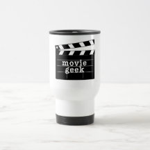 Movie Geek with Clapboard Coffee Mugs